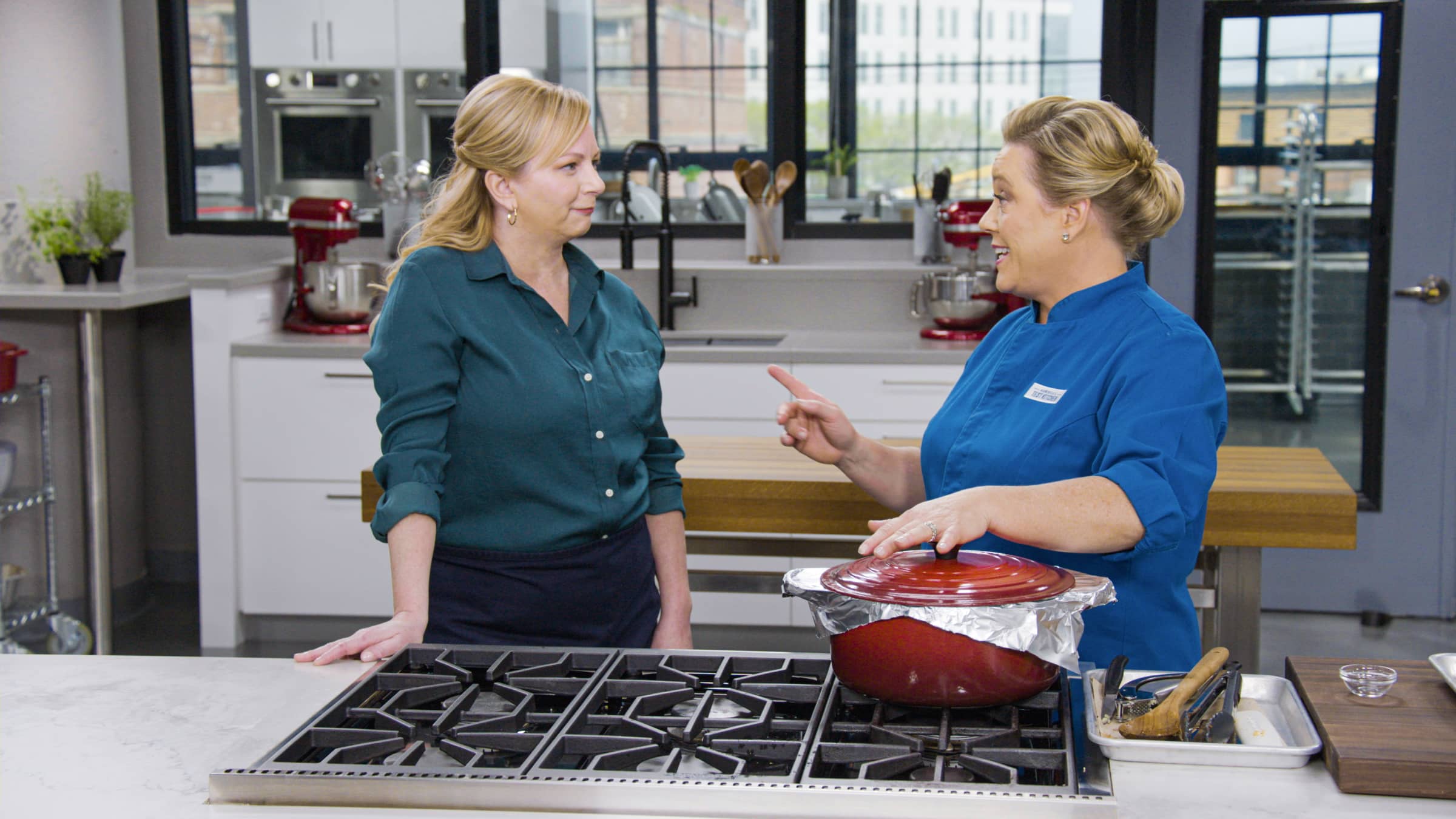 SpiceRubbed Pork Roast en Cocotte with Caramelized Onions America's